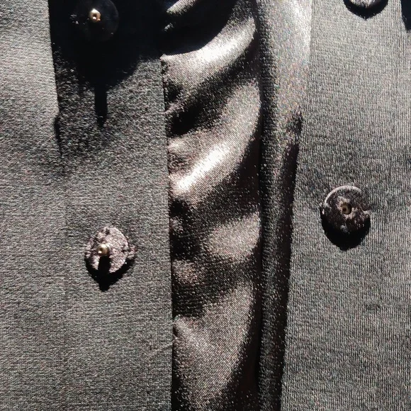 Tahari Snap-Front Ribbon-Trim Blazer ■ Size 10 - Picture 14 of 15